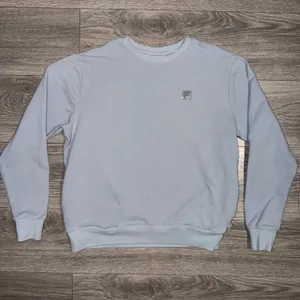 Fila Women Medium Light Blue Crewneck Sweatshirt Cotton Blend French Terry Retro thumbnail 4