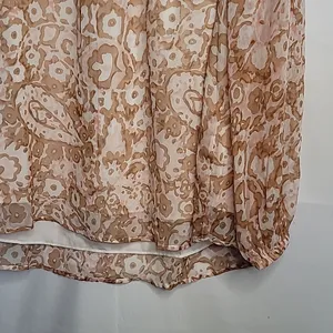 NWT Limited Edition Joie brushed clay print peasant top blouse sz Large thumbnail 5