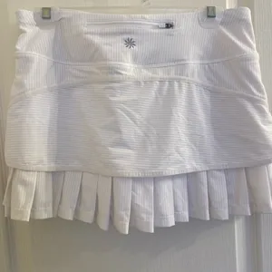 Athleta White Skirt with linner shorts thumbnail 2