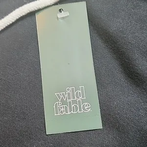 Wild Fable Cropped Hoodie, Ebony/Black, Women's‎ Size Small thumbnail 2