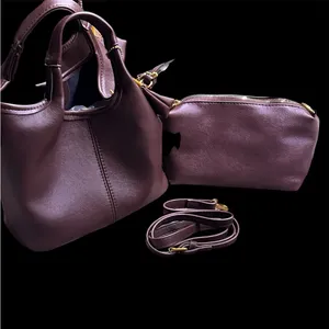Elegant Brown Leather Women's Bag thumbnail 5