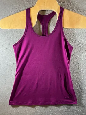 1447 | Nike Dri-FIT‎ Racerback Active Performance Tank Top Purple Womens L thumbnail 1