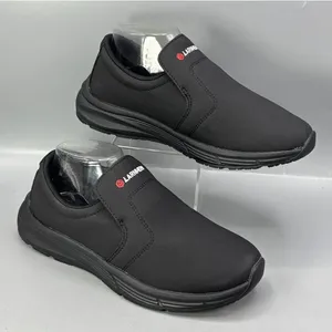 Larnmern L03301-8 Work Chef Shoes Womens 8 Black Slip Resistant Waterproof thumbnail 1