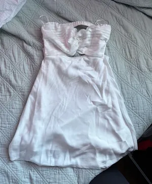 Princess Polly White strapless dress thumbnail 1