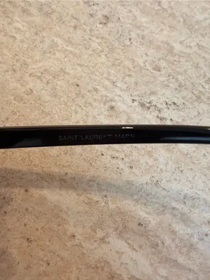 Saint Laurent Black Oval Sunglasses thumbnail 6