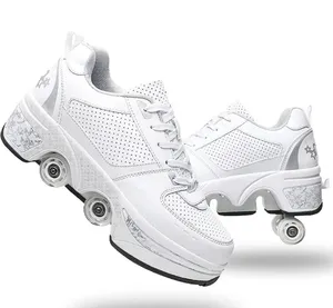 Roller Skate Walking Shoes White Size 7 thumbnail 1