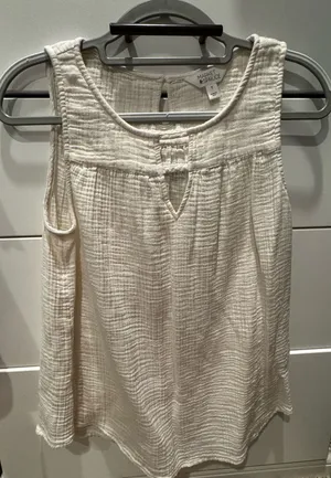 Market & Spruce Boho Breeze Textured Tank 🤍 thumbnail 1