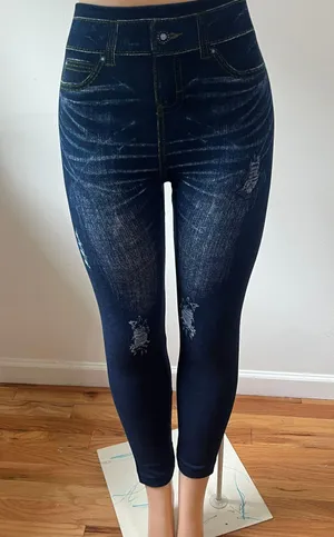 Legging Blue Size XL petite thumbnail 1