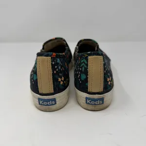 Keds Rifle Paper Co Triple Decker Floral Slip On Sneakers Black Womens 7.5 thumbnail 5