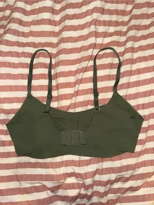 Aerie green comfy bra thumbnail 2