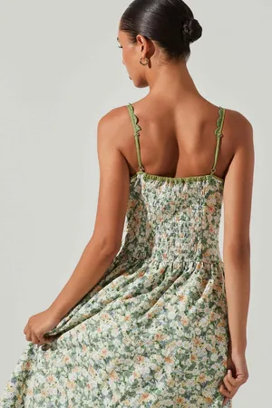 ASTR the Label Yamila Floral-Print Corset Sleeveless Maxi Dress thumbnail 9