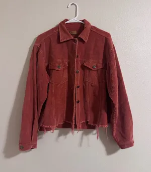 POL Corduroy Jacket in Burnt Orange thumbnail 1