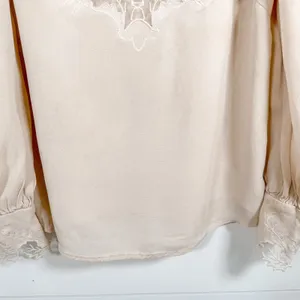 ASTR The Label Monarch Top in Oat Milk, EUC Small, MSRP $118 thumbnail 4