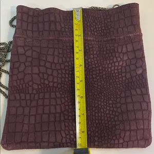 Free People Burgundy Suede Crossbody thumbnail 7