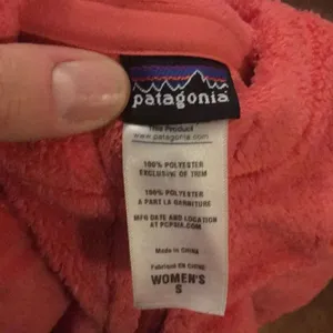 Patagonia coral fleece full zip S gorpcore hoodie thumbnail 2