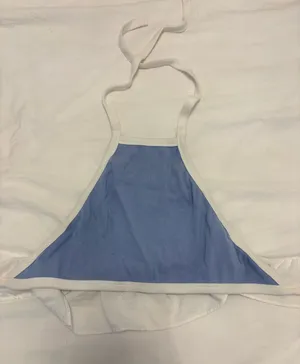 Garage Halter Top Crop Blue thumbnail 1