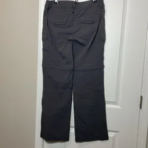 PRANA SAGE CONVERTIBLE PANT Womens size 10 gray‎ thumbnail 6