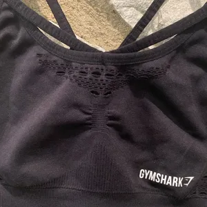 Gymshark Black Strappy Cropped Sport Athletic Top S thumbnail 4