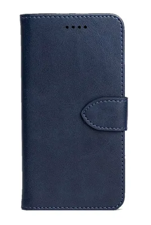 Brand New iPhone 12Pro Max Fashion Leather Card Holder Full Coverage Wallet Case Navy Blue thumbnail 3