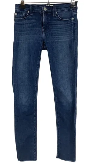 Hudson Low Rise Super Skinny Jeans Womens 26 Y2K Blue Classic Fall Zip Fly thumbnail 1