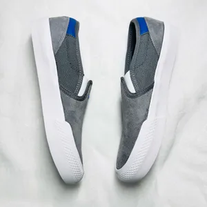 Adidas Shmoofoil Slip-On - Grey / Royal Blue - 6 - Nib thumbnail 5