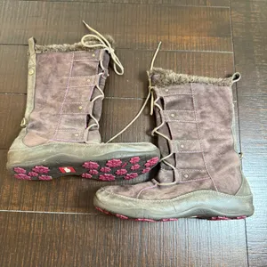 The North Face Janey Purple Suede Winter Boots PrimaLoft Insulated Womens 9‎ thumbnail 6