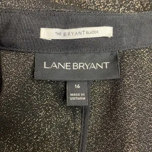 Lane Bryant The Bryant Blazer Sparkle Career Jacket Party Occasion Size 16‎ thumbnail 3