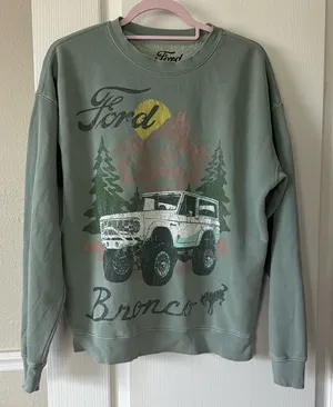 Vintage Ford Bronco Crew Green thumbnail 1