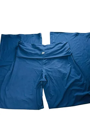 Fabletics dark blue foldover wide-leg pants thumbnail 5