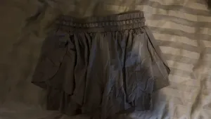 SheIn Black Flowy Butterfly Shorts thumbnail 3