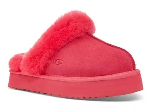 UGG Disquette Platform Slippers In Pink Glow thumbnail 1