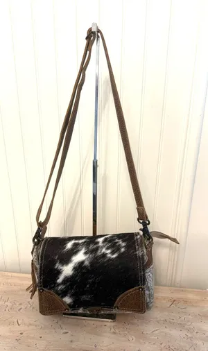 Myra Bag Crossbody Bag Womens Small Gray Canvas Floral Tassel Adjustable Strap thumbnail 1