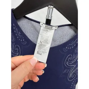 Wolford NWOT‎ $175 Women's Navy OM Sleeveless Seamless Top XS thumbnail 5