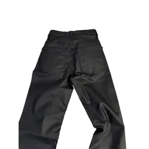 Free People We The Free Pacifica High Rise Slim Straight Leg Faux Leather Y2K‎ thumbnail 4