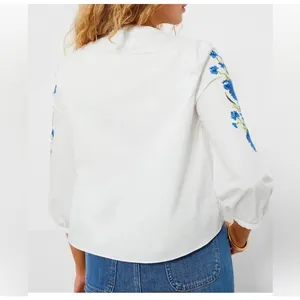 NEW Tuckernuck Hyacinth House Bluebell Embroidery Thalia Blouse Size XXS thumbnail 4