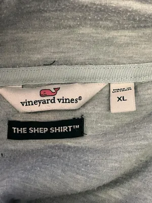 Vineyard Vines Shep Shirt Sweatshirt Womens XL Gray 1/4 Zip Fleece Pullover thumbnail 6