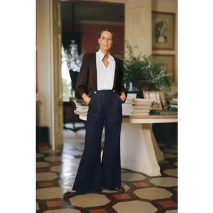 TUCKERNUCK X India Hicks Chocolate and Ivory Grove Blouse NWT Size XXXL thumbnail 2