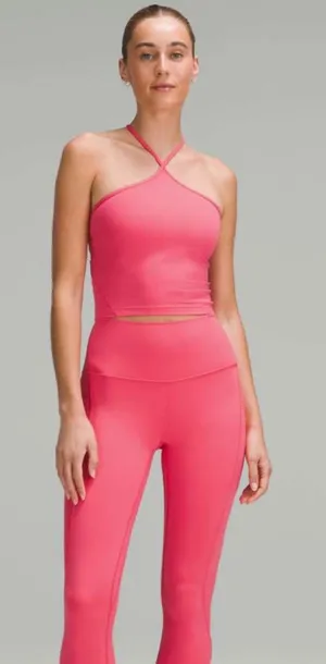 lululemon Align™ T-Strap Tank Top Light Support, A/B Cup. NWT Sz 10 Color: GLZP thumbnail 1