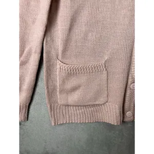 Soft Girl Blush Pink Knit Cardigan Button‎ Front Cottagecore Coquette Kawaii NEW thumbnail 3