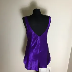 Fredricks of Hollywood vintage satin purple slip thumbnail 6