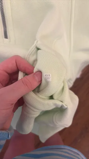 Lime Lululemon scuba with silver thumbnail 4