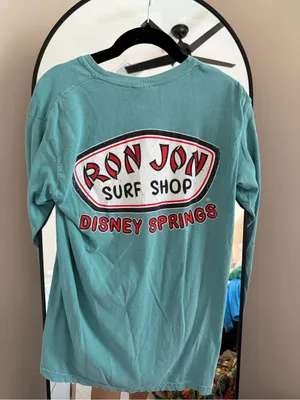 Ron Jon Long-Sleeve Tee in Teal Disney Springs thumbnail 4