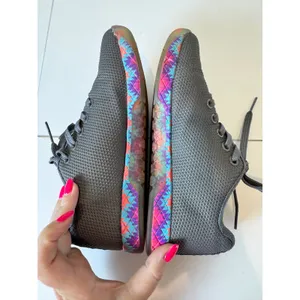 NOBULL Trainer Shoes Women 5.5 SuperFabric‎ Geometric Neon Low Top Sneakers thumbnail 7