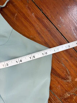 Birdy Grey Elegant Sage Green V-Neck Spaghetti Strap Dress Daisy Matte‎ Small thumbnail 4