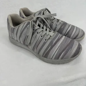 NOBULL Training Shoes Women's Size 10.5‎ Gray Stripe Trainer Sneakers thumbnail 3