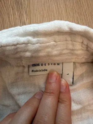 ASOS Crisp White Button-Up Relaxed Shirt thumbnail 5