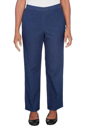 alfred dunnor Women's Denim Pull On Short Length Pant thumbnail 3