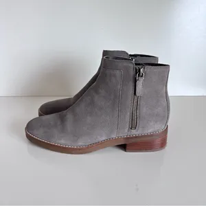 Cole Haan‎ Women's Rene Suede Ankle Booties Stormcloud Gray thumbnail 3