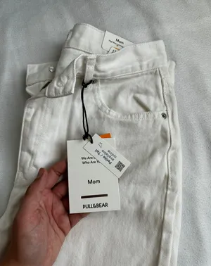 White Ankle Length Mom Jeans Size 8 thumbnail 4