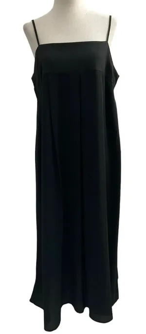 Who What Wear Women Size Medium Black Spaghetti Strap Dress Long Maxi (11-865) thumbnail 1